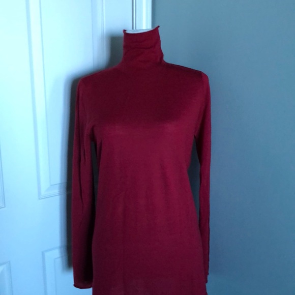 HALOGEN CONVERTIBLE TNECK HENLEY WASHABLE SOFT WOOL NWOT - Picture 2 of 8